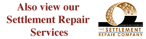 View our Foundation and Settlement Repair Services